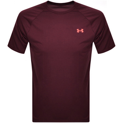 Under Armour Tech 2.0 T Shirt Burgundy