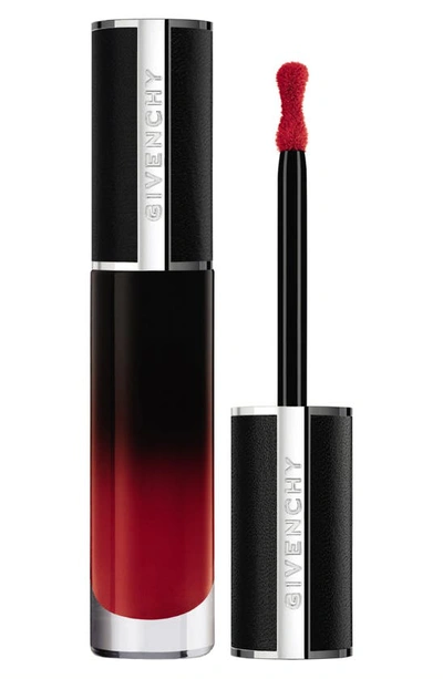 Givenchy Le Rouge Interdit Cream Velvet Lipstick In N37 - Rouge Grainé (warm-toned Deep Red)