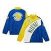 Mitchell & Ness White Golden State Warriors Hardwood Classics Arched Retro Lined Full-zip Windbreak In White