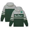 MITCHELL & NESS MITCHELL & NESS GREEN MICHIGAN STATE SPARTANS HEAD COACH PULLOVER HOODIE
