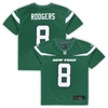 NIKE INFANT NIKE AARON RODGERS GOTHAM GREEN NEW YORK JETS GAME JERSEY