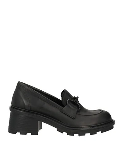 Joy Wendel Woman Loafers Black Size 11 Soft Leather