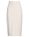Soallure Woman Midi Skirt Light Grey Size 4 Polyacrylic, Elastane