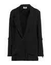 Gai Mattiolo Woman Blazer Black Size 4 Polyester, Elastane