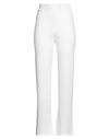 Daniele Fiesoli Woman Pants White Size 3 Organic Cotton, Recycled Polyamide