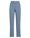 Daniele Fiesoli Woman Pants Slate Blue Size 3 Organic Cotton, Recycled Polyamide