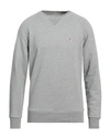 Maison Kitsuné Man Sweatshirt Light Grey Size S Cotton