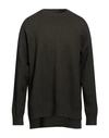 Jil Sander Man Sweater Military Green Size 42 Wool