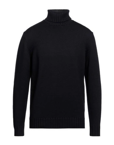 Filippo De Laurentiis Man Sweater Dark Brown Size 40 Merino Wool In Blue