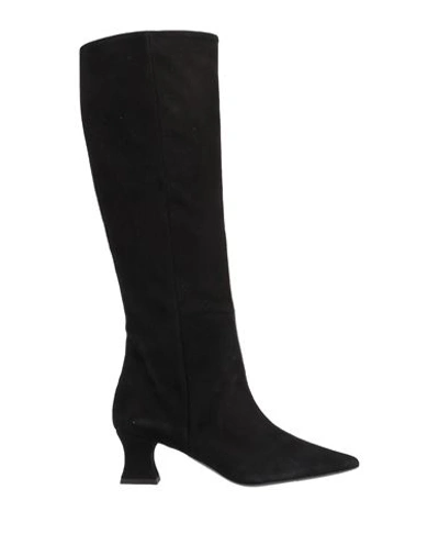Marc Ellis Woman Knee Boots Black Size 8 Soft Leather