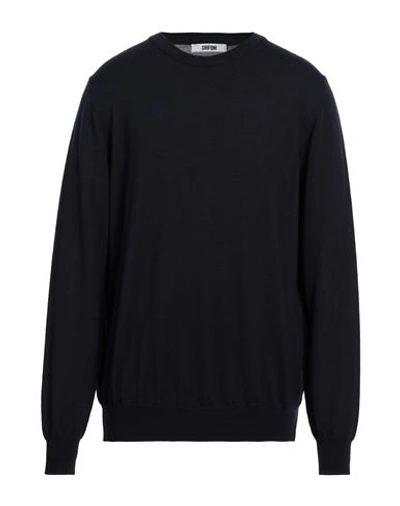 Mauro Grifoni Man Sweater Midnight Blue Size 44 Virgin Wool In Blue