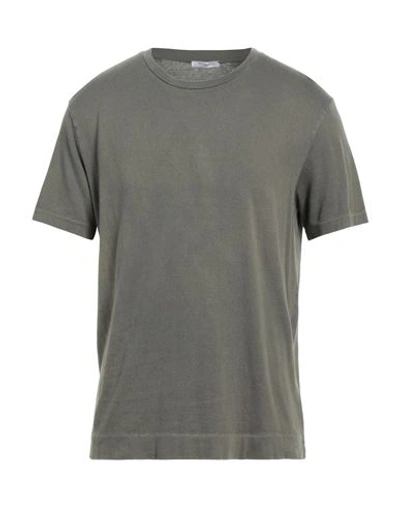 Boglioli Man T-shirt Sage Green Size M Cotton, Cashmere