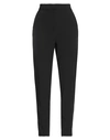 Actualee Woman Pants Black Size 8 Polyester, Elastane