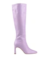 Liu •jo Woman Boot Lilac Size 7 Textile Fibers In Purple