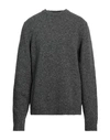 Alpha Studio Man Sweater Grey Size 46 Wool, Viscose, Polyamide