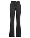 True Royal Woman Pants Black Size 10 Cotton, Elastane