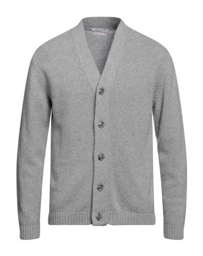 Daniele Fiesoli Man Cardigan Grey Size Xxl Merino Wool