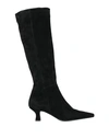 Carmens Woman Knee Boots Black Size 6 Soft Leather