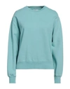 Colorful Standard Woman Sweatshirt Sky Blue Size S Organic Cotton In Blue