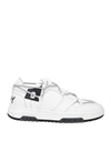 OFF PLAY OFF PLAY MAN SNEAKERS WHITE SIZE 8 SOFT LEATHER
