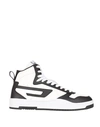Diesel S-ukiyo V2 Leather Sneakers In Black