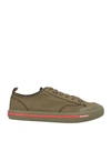 Diesel S-athos Low Man Sneakers Military Green Size 9 Cotton