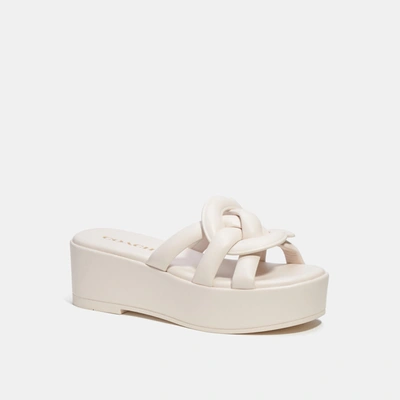 Coach Outlet Everette Sandal In White