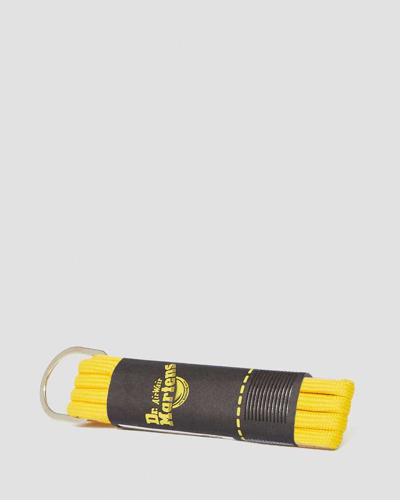 Dr. Martens' 26 Inch Round Shoe Laces (3-eye) In Yellow