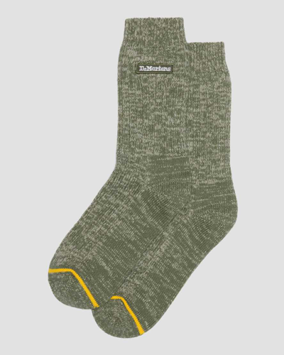 Dr. Martens' Merino Organic Cotton Blend Socks In Tan,multi