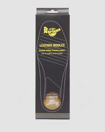 Dr. Martens' Leather Shoe Insoles In Brown