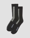 Dr. Martens Double Doc Cotton Blend Socks In Black,gray