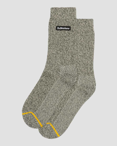 Dr. Martens' Merino Organic Cotton Blend Socks In Cream