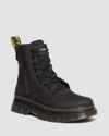 Dr. Martens' Tarik Zip Poly & Leather Utility Boots In Black