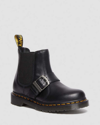 DR. MARTENS' 2976 BUCKLE PULL UP LEATHER CHELSEA BOOTS