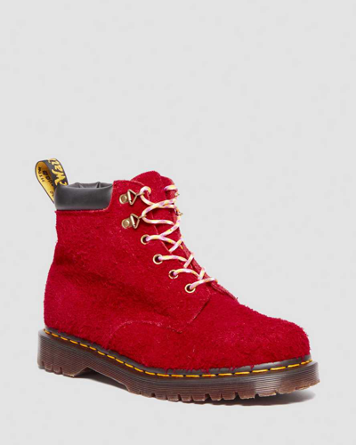 Dr. Martens 939 Suede Boots In Red