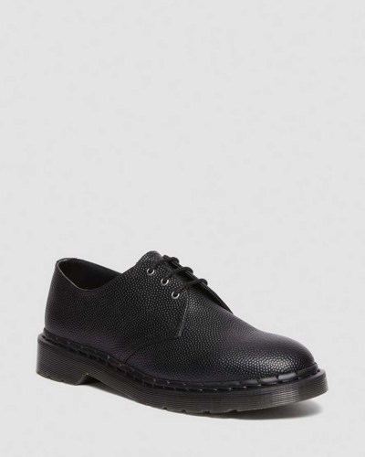 Dr. Martens' 1461 Pebble Grain Leather Oxford Shoes In Black