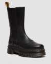 Dr. Martens' Dr. Martens Audrick Leather Platform Chelsea Boots In Schwarz