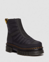 Dr. Martens Audrick Quilted Platform Chelsea Boots In Schwarz