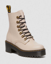DR. MARTENS' LEONA WOMEN'S SENDAL LEATHER HEELED BOOTS