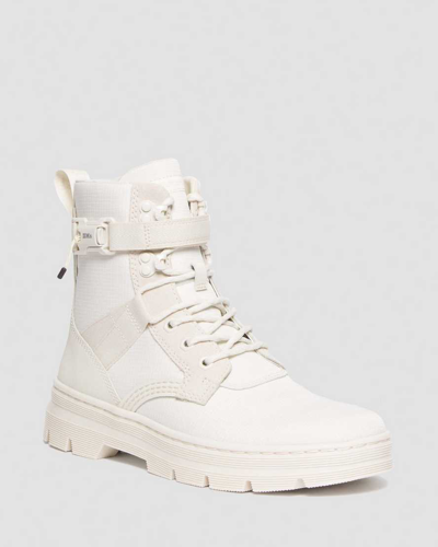 Dr. Martens' Combs Tech Ii Poly & Leather Casual Boots In White,cream