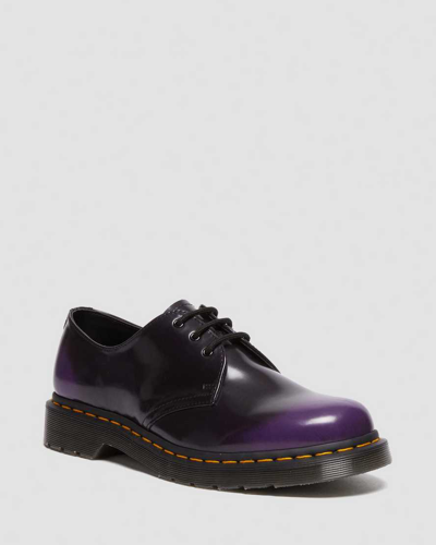 Dr. Martens' Vegan 1461 Oxford Shoes In Black,purple