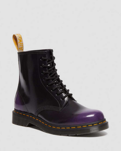 Dr. Martens' Vegan 1460 Lace Up Boots In Schwarz/violett