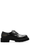 COMMON PROJECTS COMMON PROJECTS LOGO PRINTED DERBY SHOES