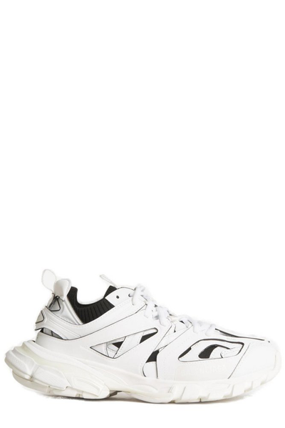 Balenciaga Track Nylon And Mesh Low-top Trainers In White