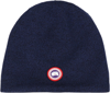 CANADA GOOSE CANADA GOOSE LOGO PATCH KNITTED BEANIE