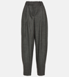 STELLA MCCARTNEY PINSTRIPED WOOL WIDE-LEG PANTS