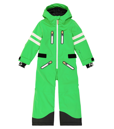 Bogner Kids' Fabi Technical Ski Suit In Green