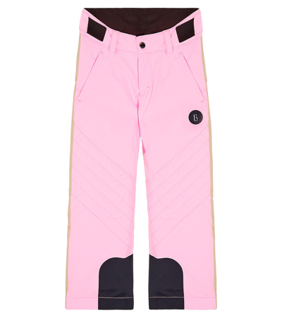 Bogner Kids' Padded Nylon Ski Trousers In Pink