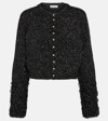 Rabanne Black Viscose Blend Cardigan In Black