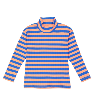 Tinycottons Kids' Stripes Cotton-blend Top In Multicoloured